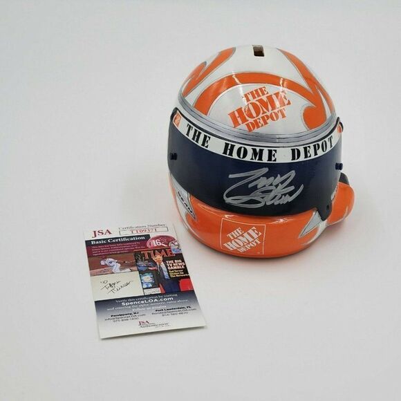 Tony Stewart Signed Bank Home Depot Nascar JSA COA - Picture 1 of 11